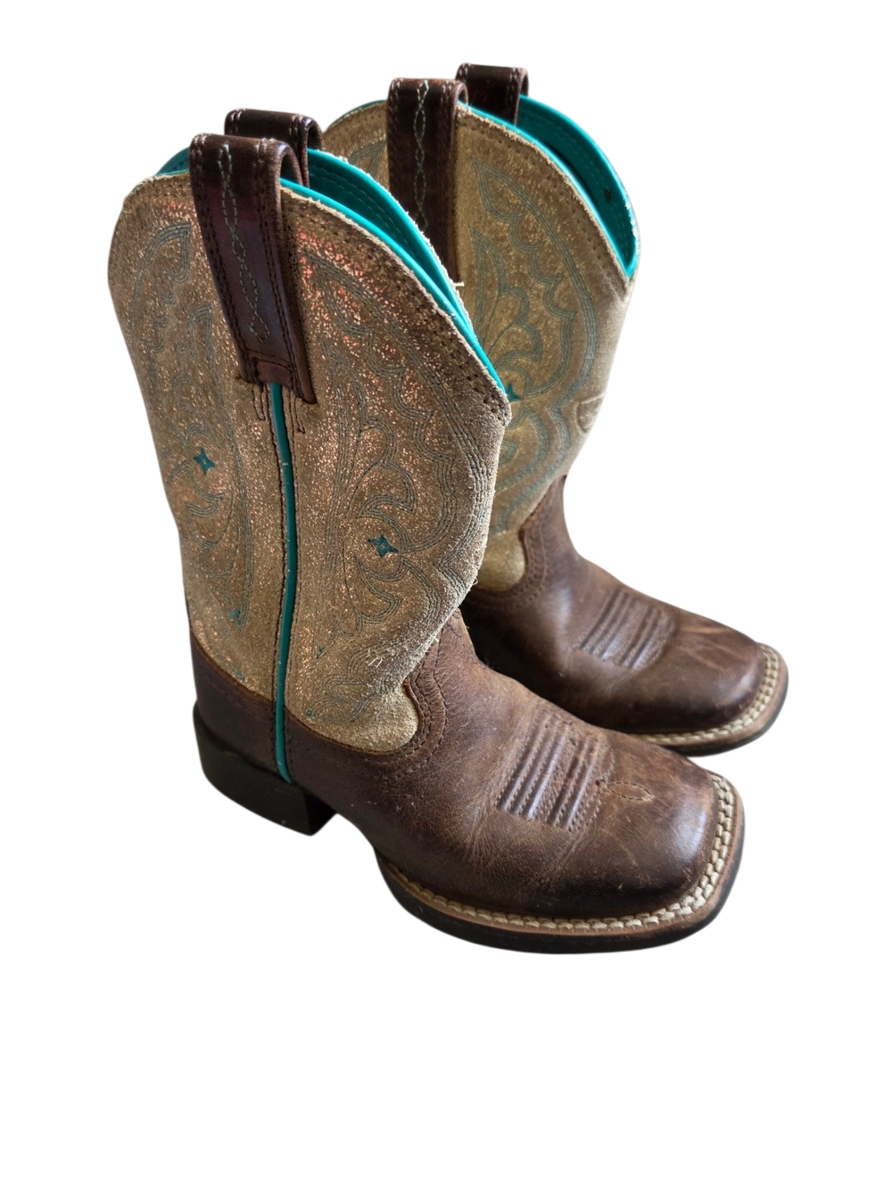 Ariat Quickdraw Western Girls Boots Size 8